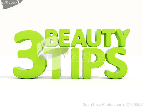 Image of 3d Beauty tips