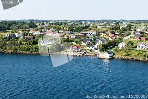 Image of Typical Norwegian village