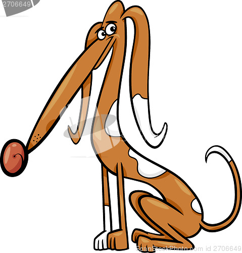 Image of cute dog cartoon illustration