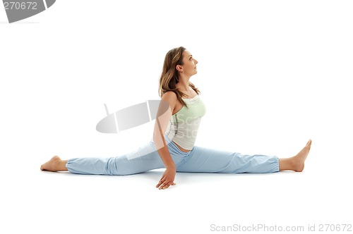 Image of hanumanasana monkey pose