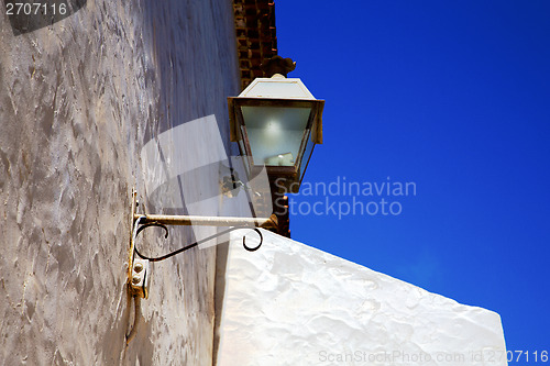 Image of spain street lamp a b 