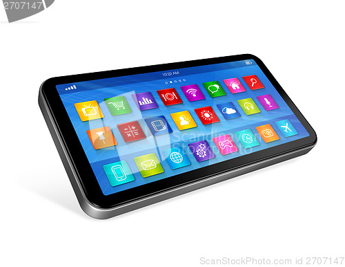 Image of Smartphone Touchscreen HD - apps icons interface