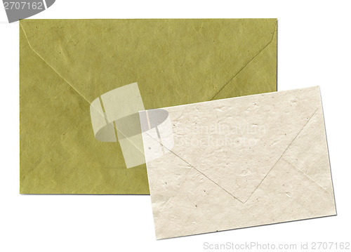 Image of Natural recycled nepalese paper envelopes