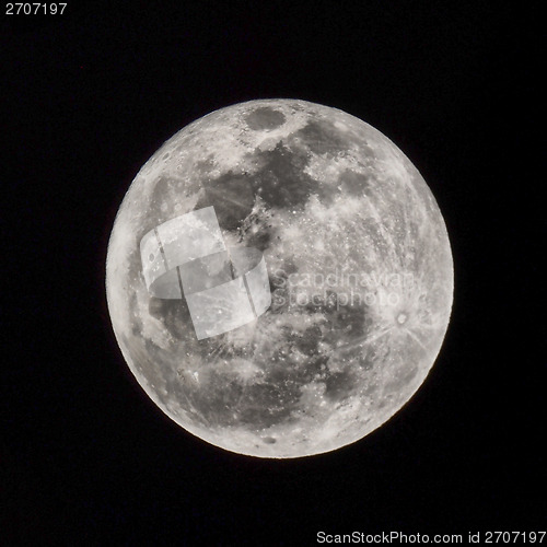 Image of Full moon HDR
