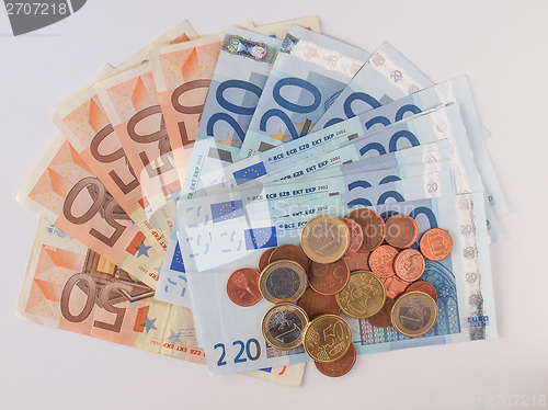 Image of Euros coins and notes