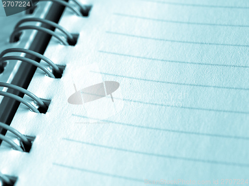 Image of Blank notebook page