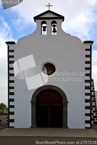 Image of bell tower teguise   lanzarote  