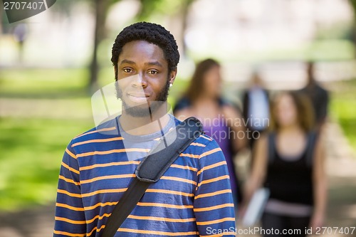 Image of Portrait Of Male Student On Campus