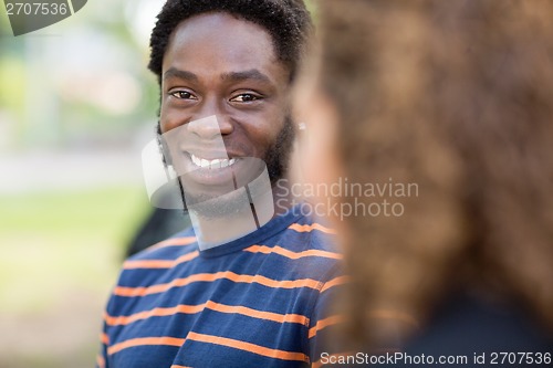 Image of Happy Student At University Campus