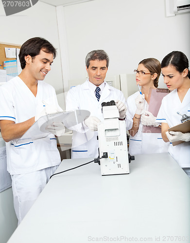 Image of Scientists Working In Medical Laboratory