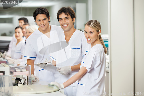 Image of Team Of Researchers In Laboratory