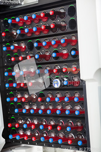 Image of Blood Culture Bottles In Machine