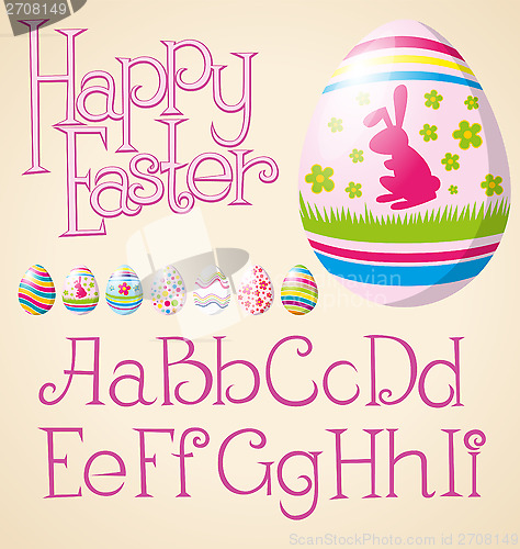 Image of Vector Easter Card