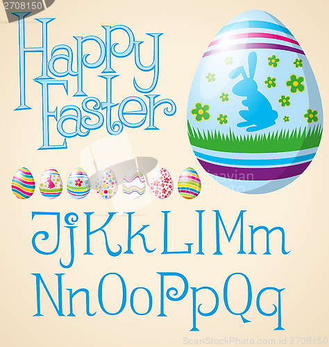 Image of Vector Easter Card