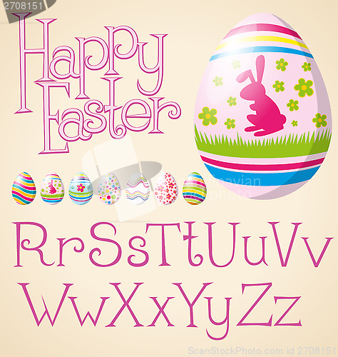 Image of Vector Easter Card