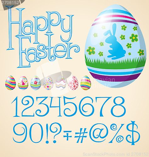 Image of Vector Easter Card