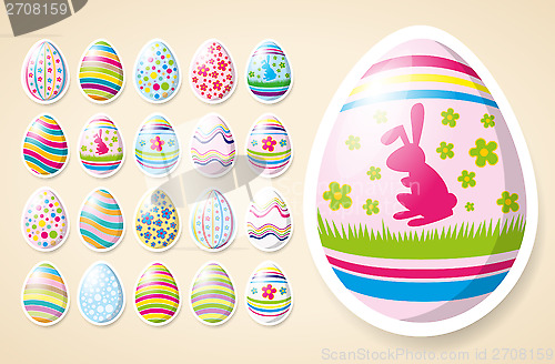 Image of Vector Easter Card