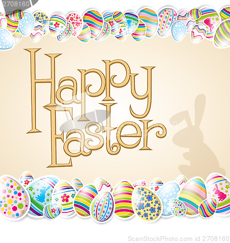 Image of Vector Easter Card