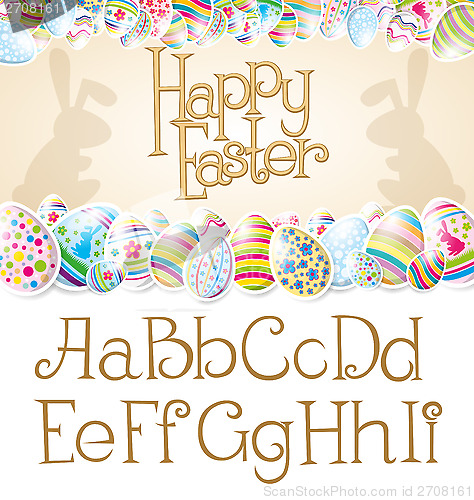 Image of Vector Easter Card