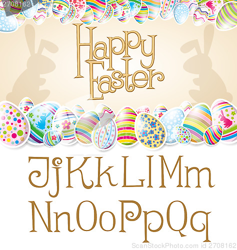 Image of Vector Easter Card