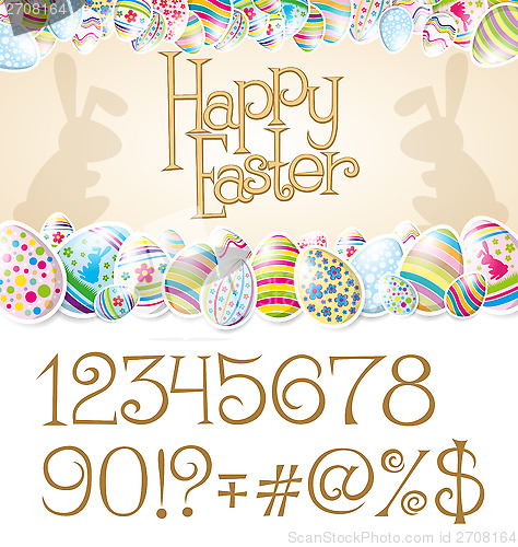 Image of Vector Easter Card