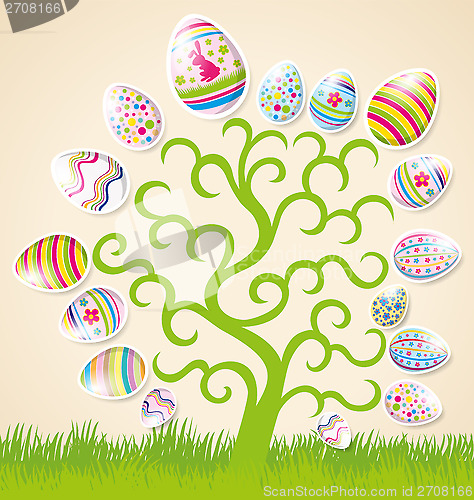 Image of Vector Easter Card