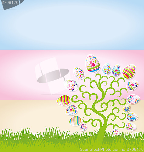 Image of Vector Easter Card