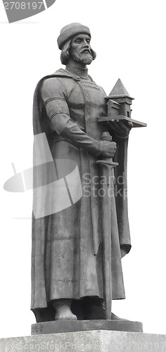 Image of monument to the founder of Yaroslavl - Yaroslav the Wise