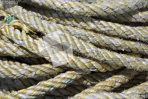 Image of cove of marine rope closeup