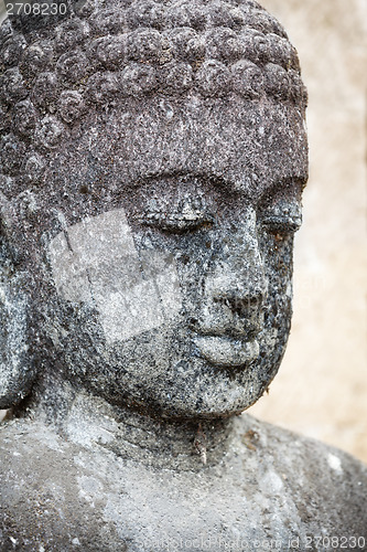 Image of Old Sculpture - Buddha's face