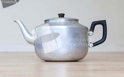 Image of Old metal tea pot 