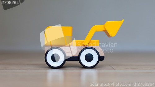 Image of Simple wheel dozer toy