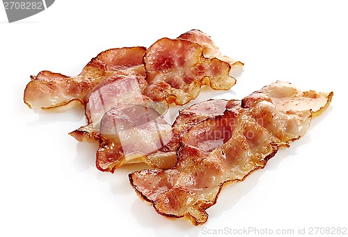 Image of fried bacon strips