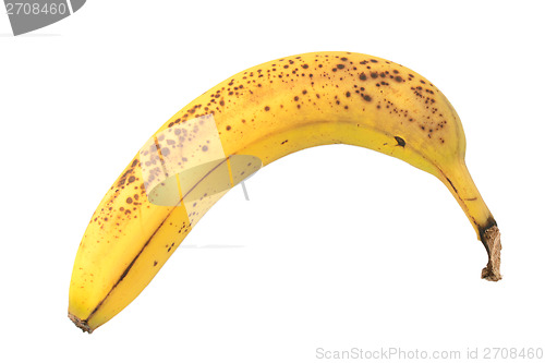 Image of Overripe banana with spotty skin