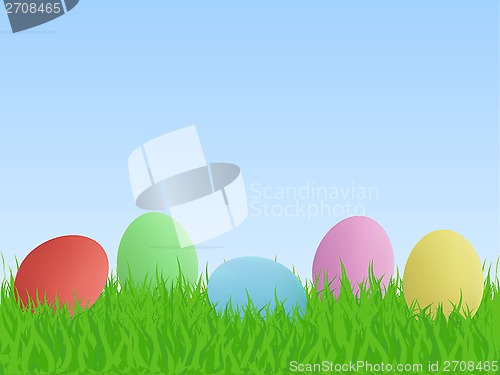 Image of Easter Eggs, Illustration