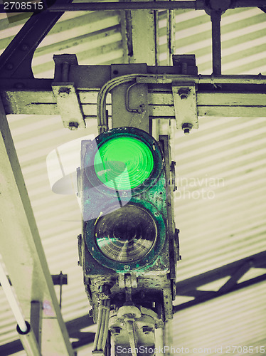 Image of Retro look Green Light