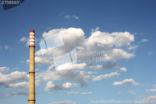 Image of Power plant smokestack