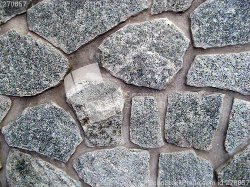 Image of wall of the large gray stone. big picture.