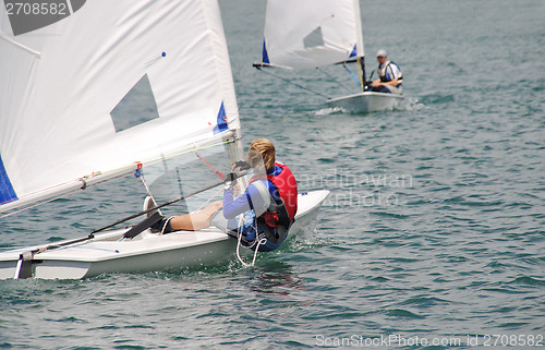 Image of Sailing on the lake