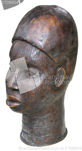 Image of African sculpture of the head