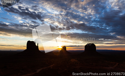 Image of Monument Valley Sunrise