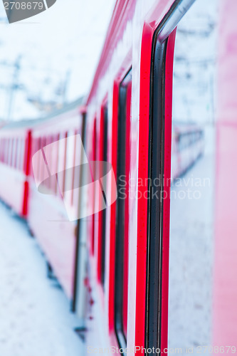Image of Train in the snow