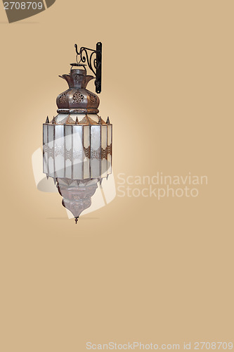 Image of Traditional Arab wall lamp