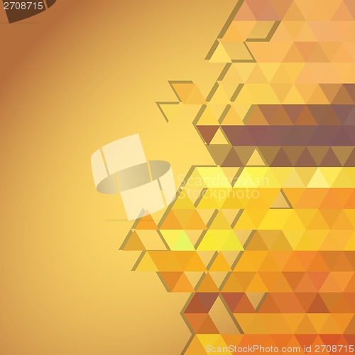 Image of pattern geometric. Background with triangles