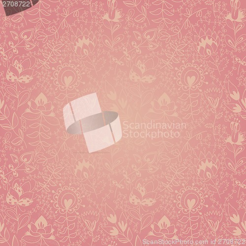 Image of Seamless texture with flowers