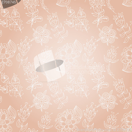 Image of floral wallpaper