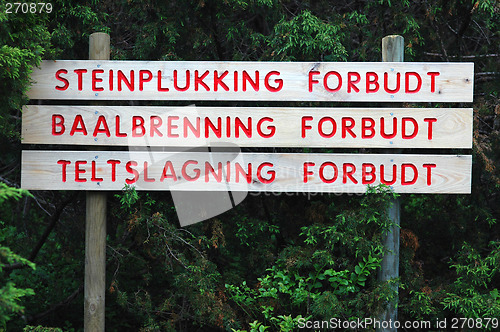 Image of Norwegian Sign