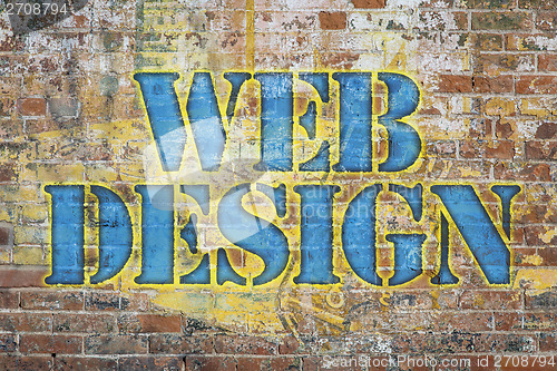 Image of web design graffiti