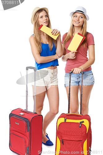 Image of Funky girls travelers