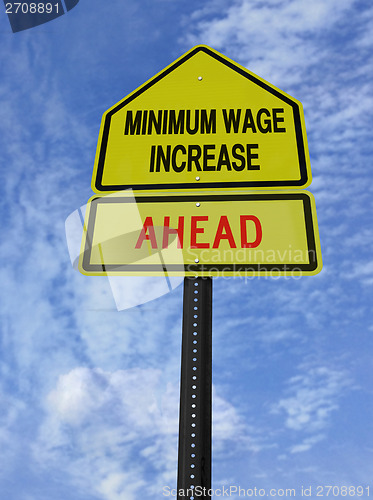 Image of monimum wage increase ahead